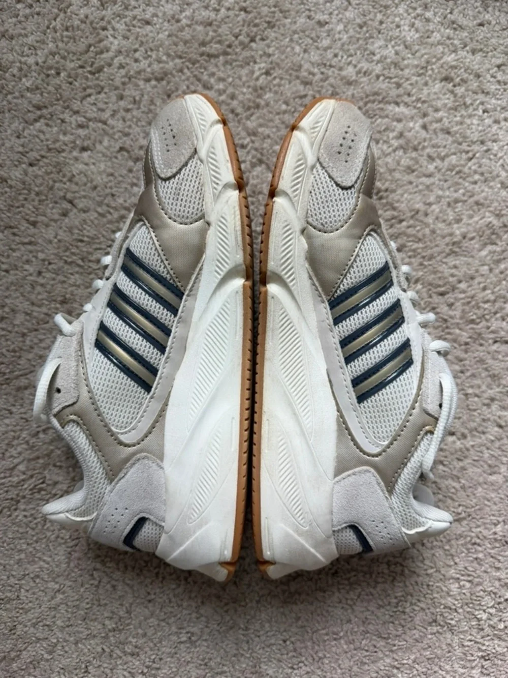 adidas Crazychaos 2000 Womens Size 8 White Cyber Metallic Sneakers IG4346